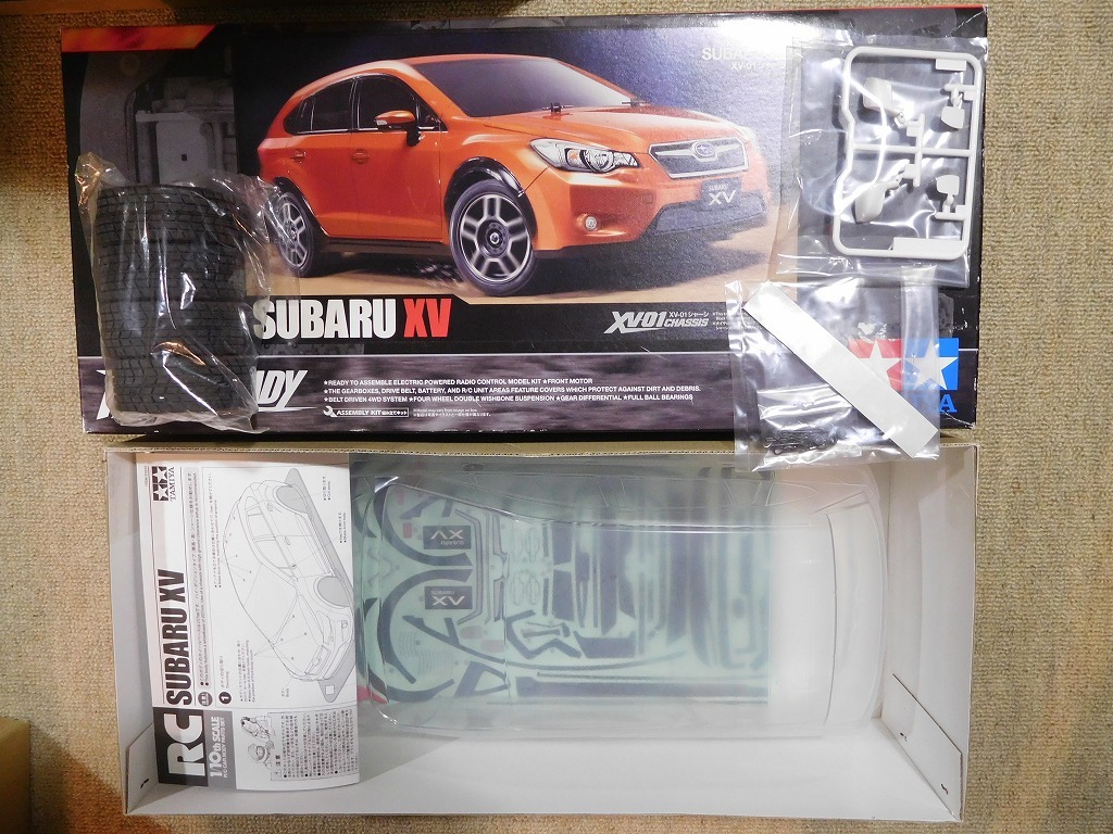 送料無料 1/10 スバル XV ラジコンボディ タミヤ TAMIYA SUBARU
