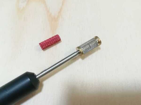 ☆ 改良型 ☆ 滑らかさで好評! 革エッジ メッシュ ローラーペン コバ塗り ペン ヘッド2種類付き レザークラフト ☆