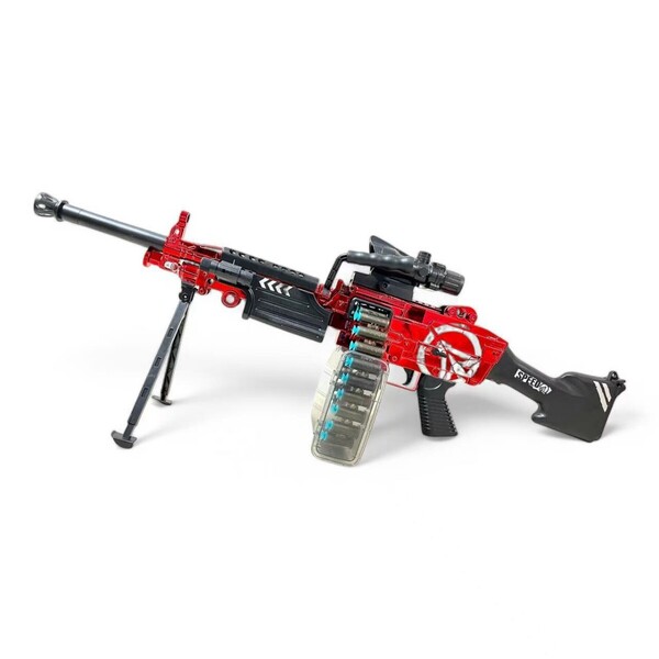 M249風 電動スポンジダーツ トイガン ナーフ ドラムマガジン ガンチェーン ナーフ MINIMI ミニミ m249風 ナーフガン 電動ガン
