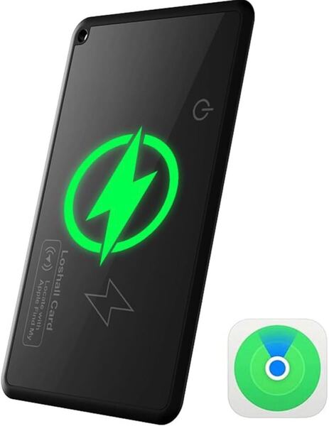 紛失防止タグ エアタグ 忘れ物防止 カード型 小型 スマートトラッカー (Apple「探す」に対応 ) 紛失防止カード