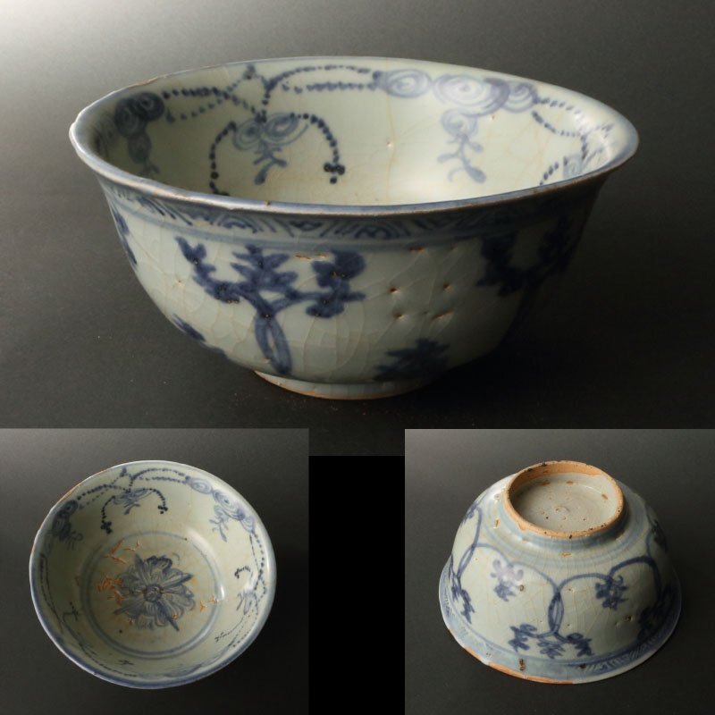 Yahoo!オークション -「安南染付茶碗」(東南アジア) (陶芸)の Yahoo!オークション -「安南染付茶碗」(東南アジア) (陶芸)の