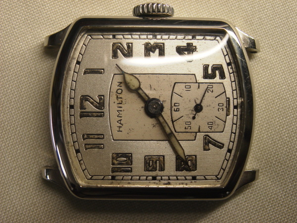 1930’s HAMILTON Art Deco Watch Near Mint (状態の良い 1930年代 ハミルトン アールデコ 手巻き 腕時計)