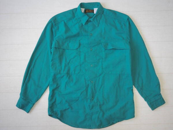 ☆送料無料☆ Eddie Bauer エディーバウアー USA直輸入 古着 長袖 90’s 90年代 アメリカ製 USA製 ダブルポケット ネルシャツ メンズ M