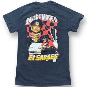 21SAVAGE 21サヴェージ ラップT HIPHOP Tシャツ 古着 S