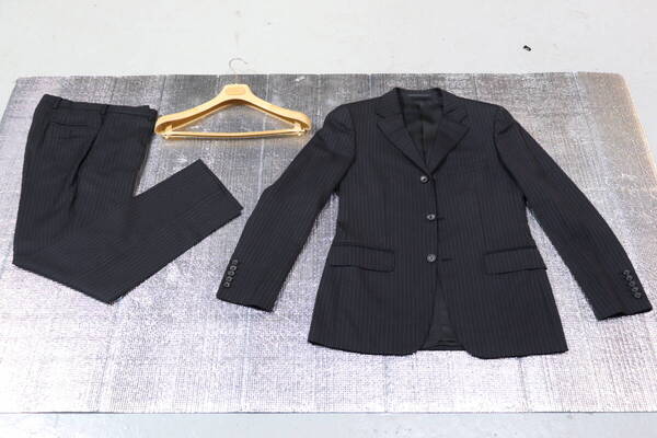 【本物】GUCCI グッチ スーツ セットアップ ネイビーストライプ size 46