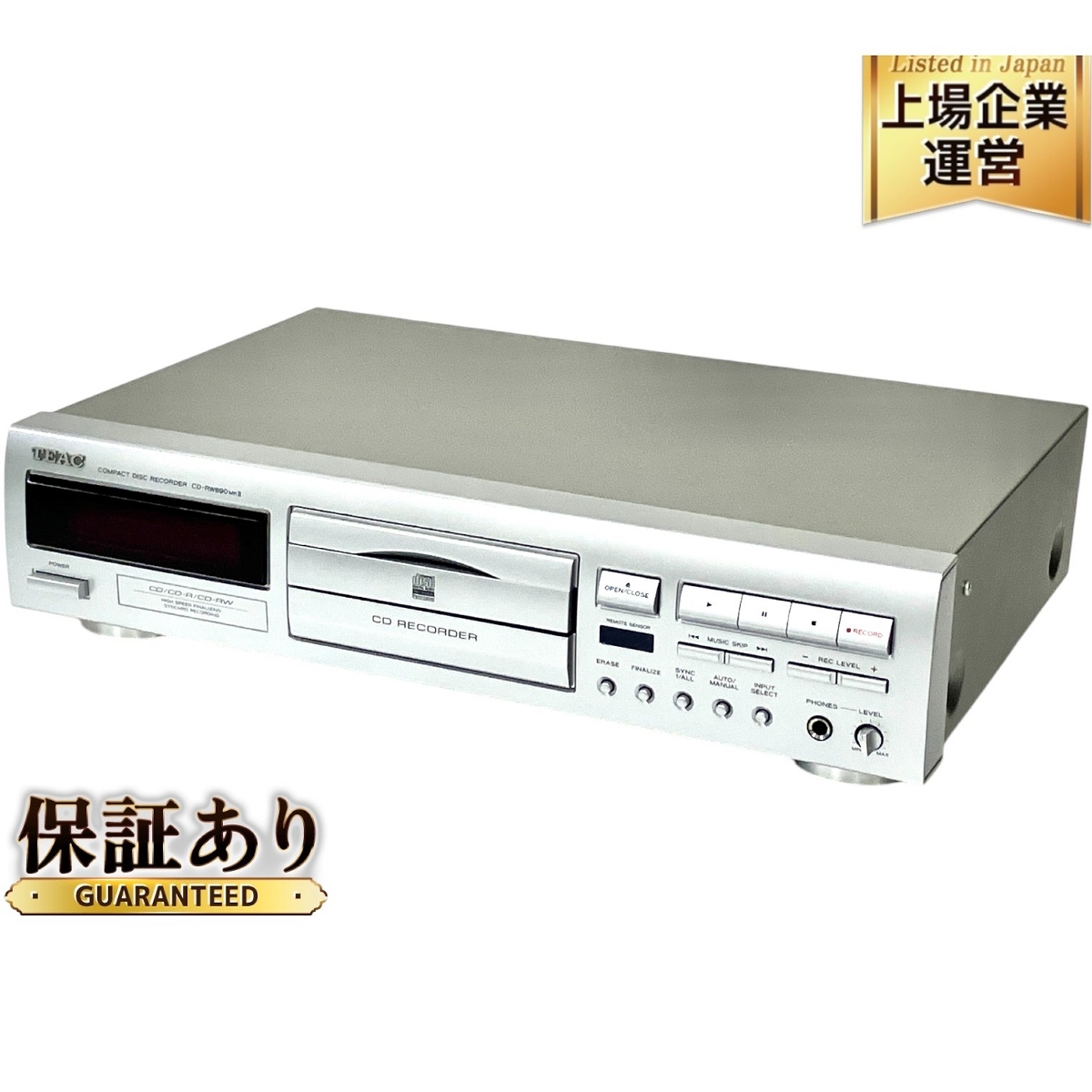 Yahoo!オークション -「teac cd-rw890」の落札相場・落札価格 Yahoo!オークション -「teac cd-rw890」の落札相場・落札価格