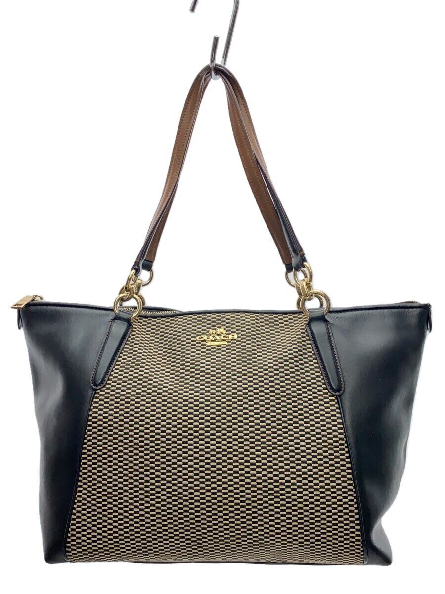 COACH◆トートバッグ/レザー切替