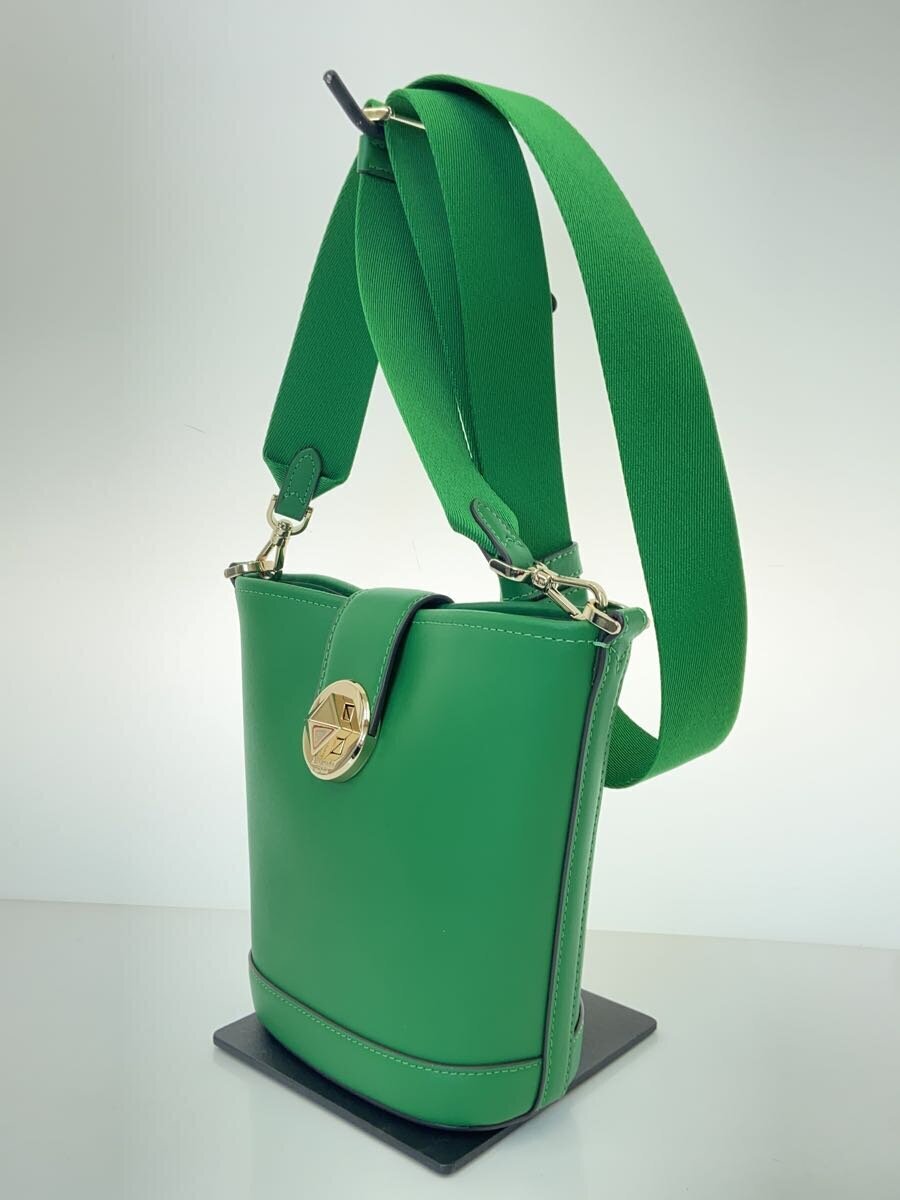 kate spade new york◆バケツショルダーバッグ/-/GRN kate spade new york◆バケツショルダーバッグ/-/GRN