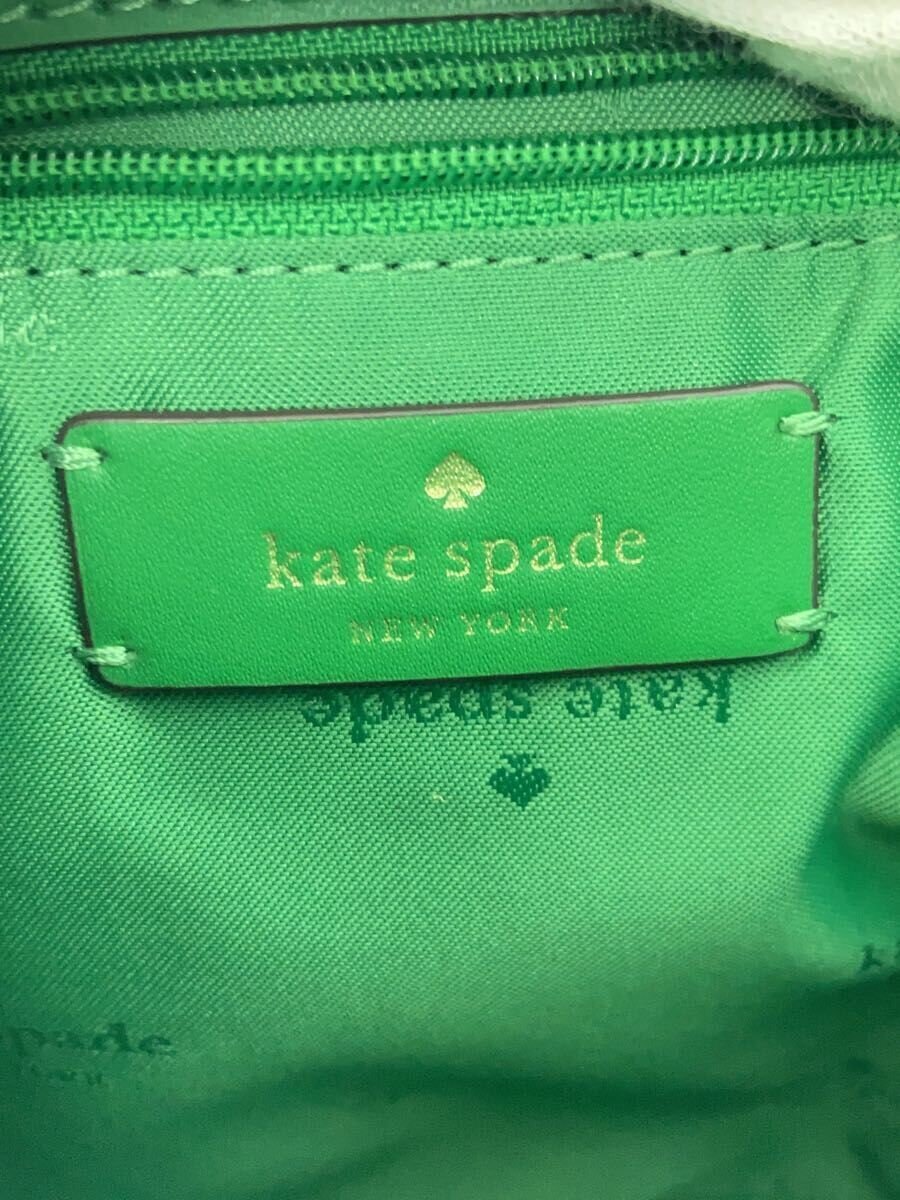 kate spade new york◆バケツショルダーバッグ/-/GRN kate spade new york◆バケツショルダーバッグ/-/GRN