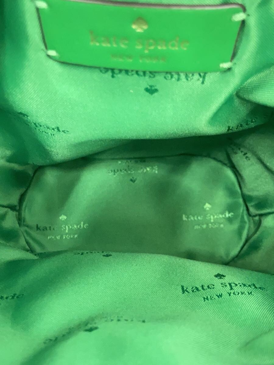 kate spade new york◆バケツショルダーバッグ/-/GRN kate spade new york◆バケツショルダーバッグ/-/GRN