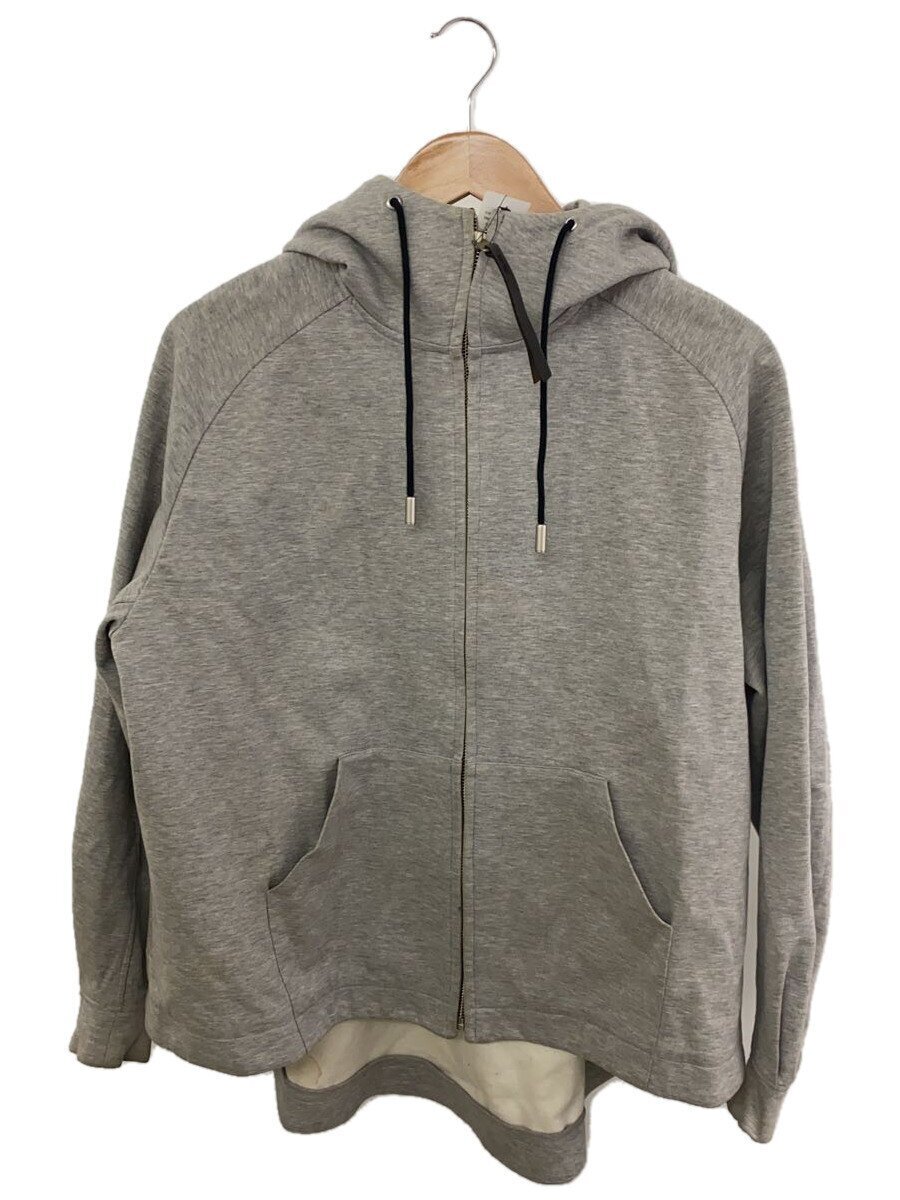 THE RERACS◆汚れ有/ジップパーカー/38/コットン/GRY/20SS-RECS-250L-J