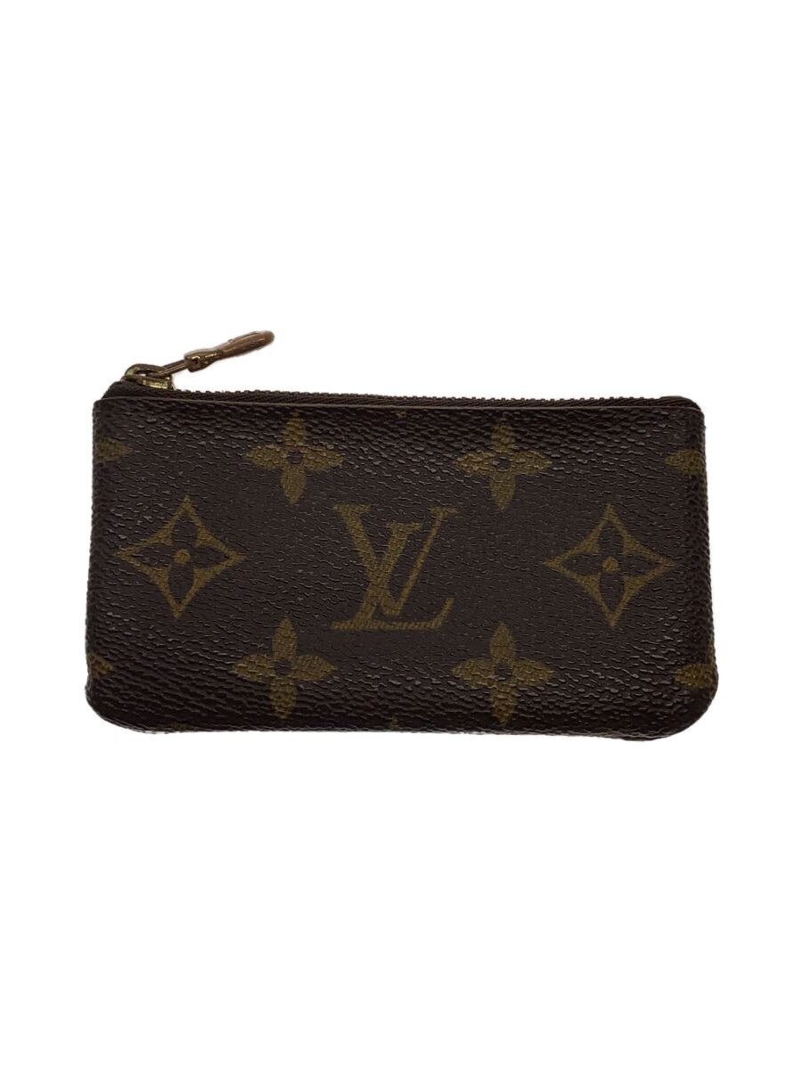 LOUIS VUITTON◆ポシェット・クレ_モノグラム・キャンバス_BRW/PVC/BRW/レディース