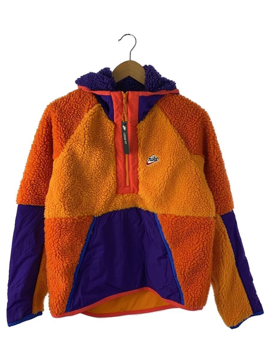 NIKE◆Half Zip Sherpa Parka//フリースジャケット/S/ポリエステル/ORN/BV3767-886