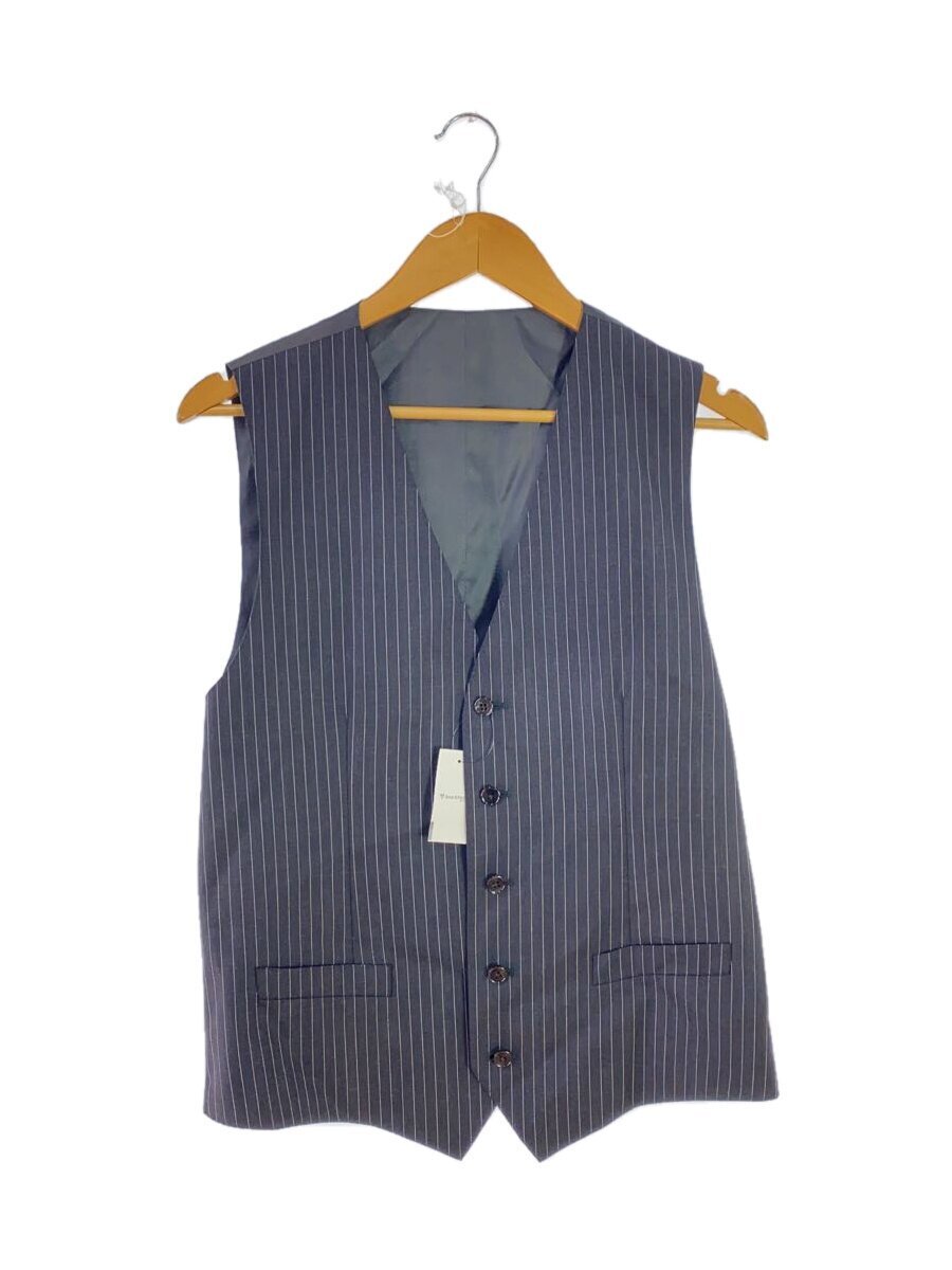 DOLCE&GABBANA◆ジレベスト/48/ウール/GRY/ストライプ/G1HEMT