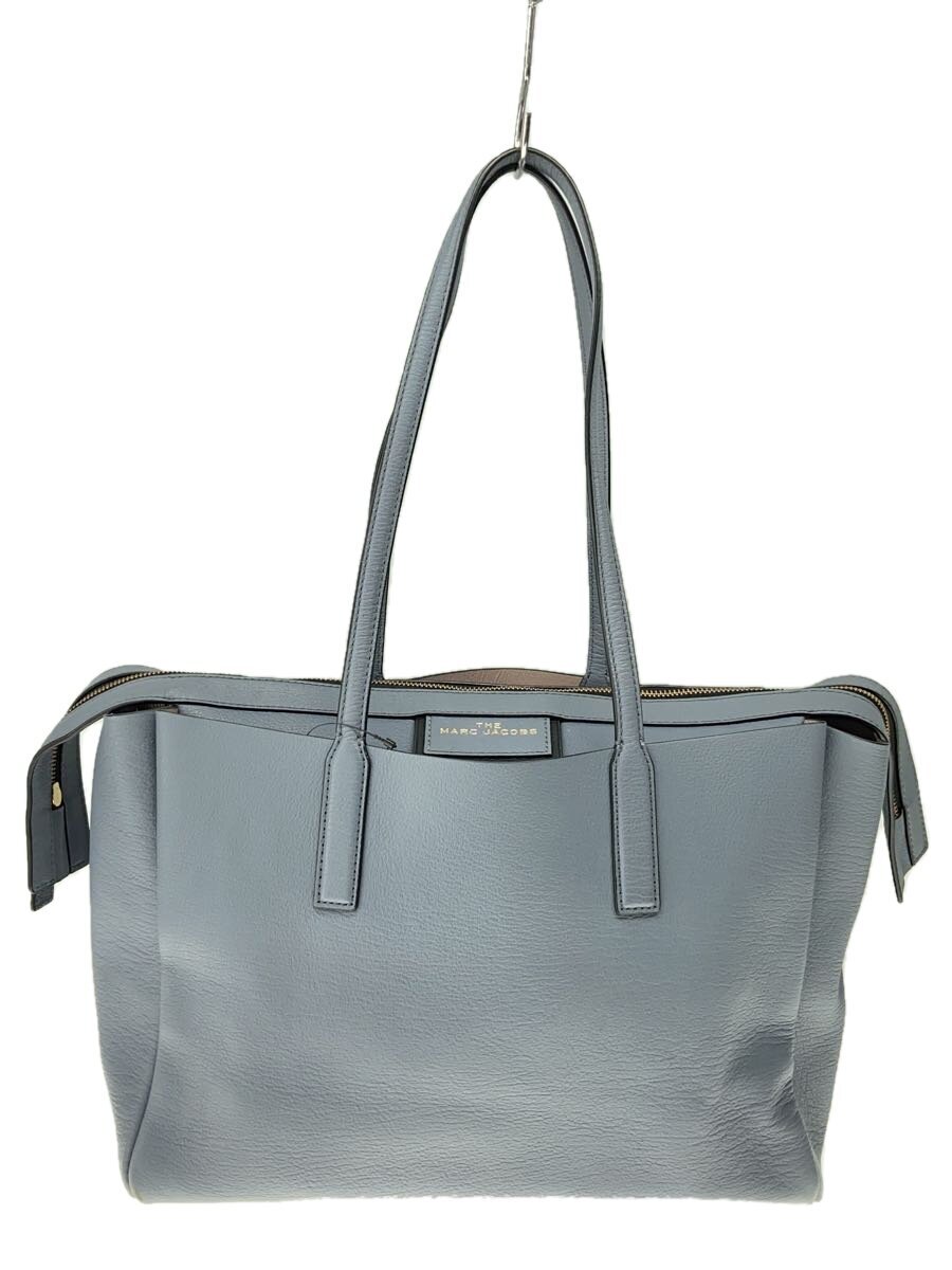MARC JACOBS◆トートバッグ/レザー/BLU/無地/M0015771 074