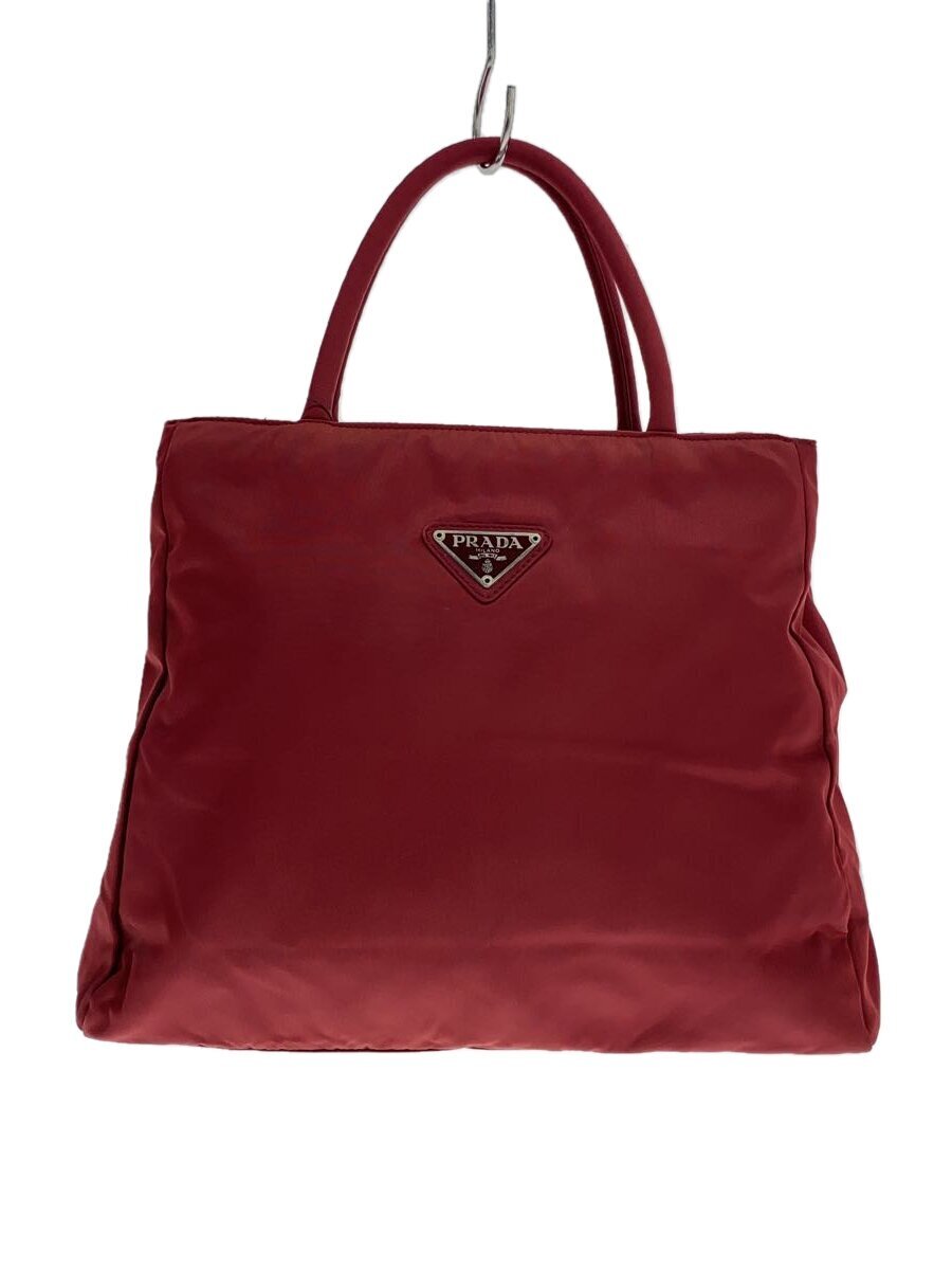 PRADA◆TESSUTO/テスート/トートバッグ/ナイロン/RED/B3864//