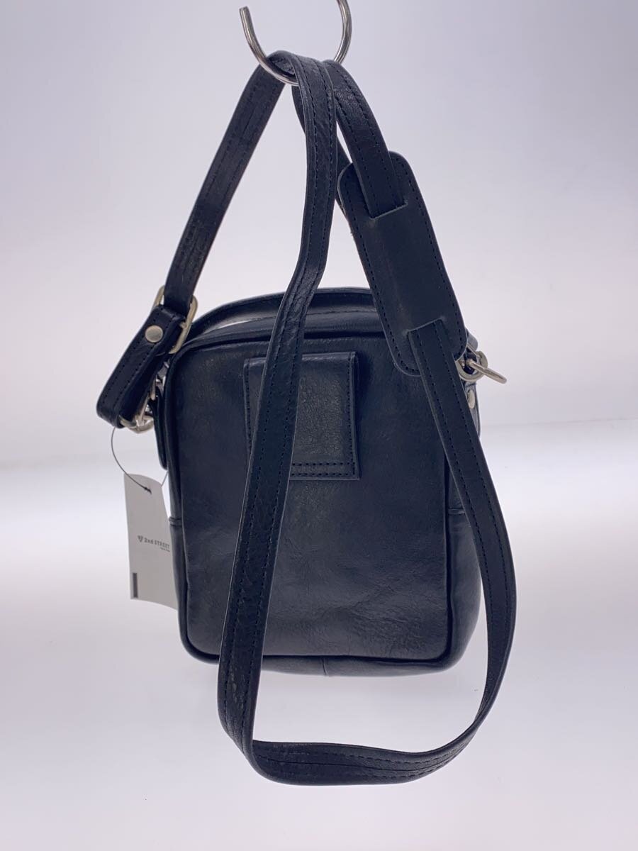 青木カバン◆ショルダーバッグ/レザー/BLK 青木カバン◆ショルダーバッグ/レザー/BLK