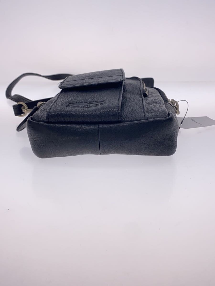 青木カバン◆ショルダーバッグ/レザー/BLK 青木カバン◆ショルダーバッグ/レザー/BLK