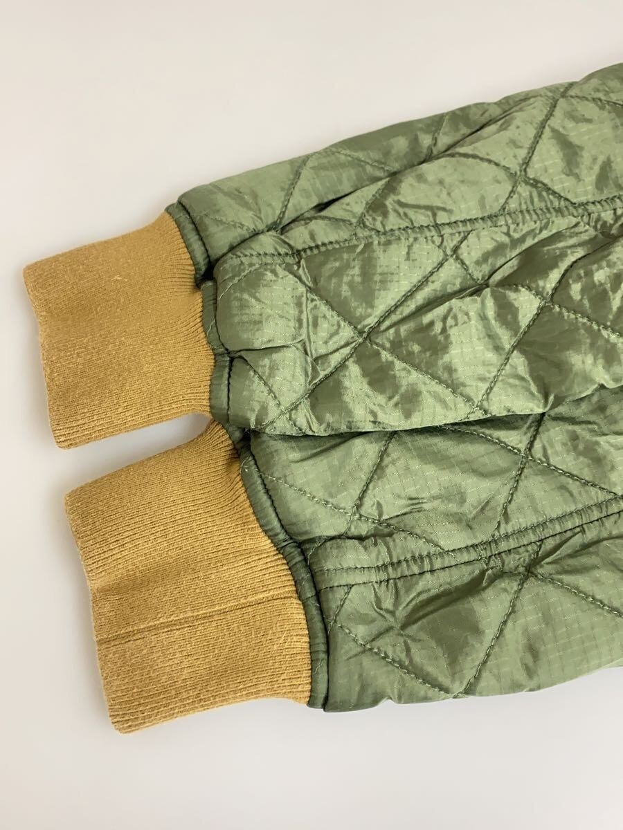 ALPHA INDUSTRIES◆キルティングジャケット/M/ナイロン/KHK/無地/TA0131-099 ALPHA INDUSTRIES◆キルティングジャケット/M/ナイロン/KHK/無地/TA0131-099