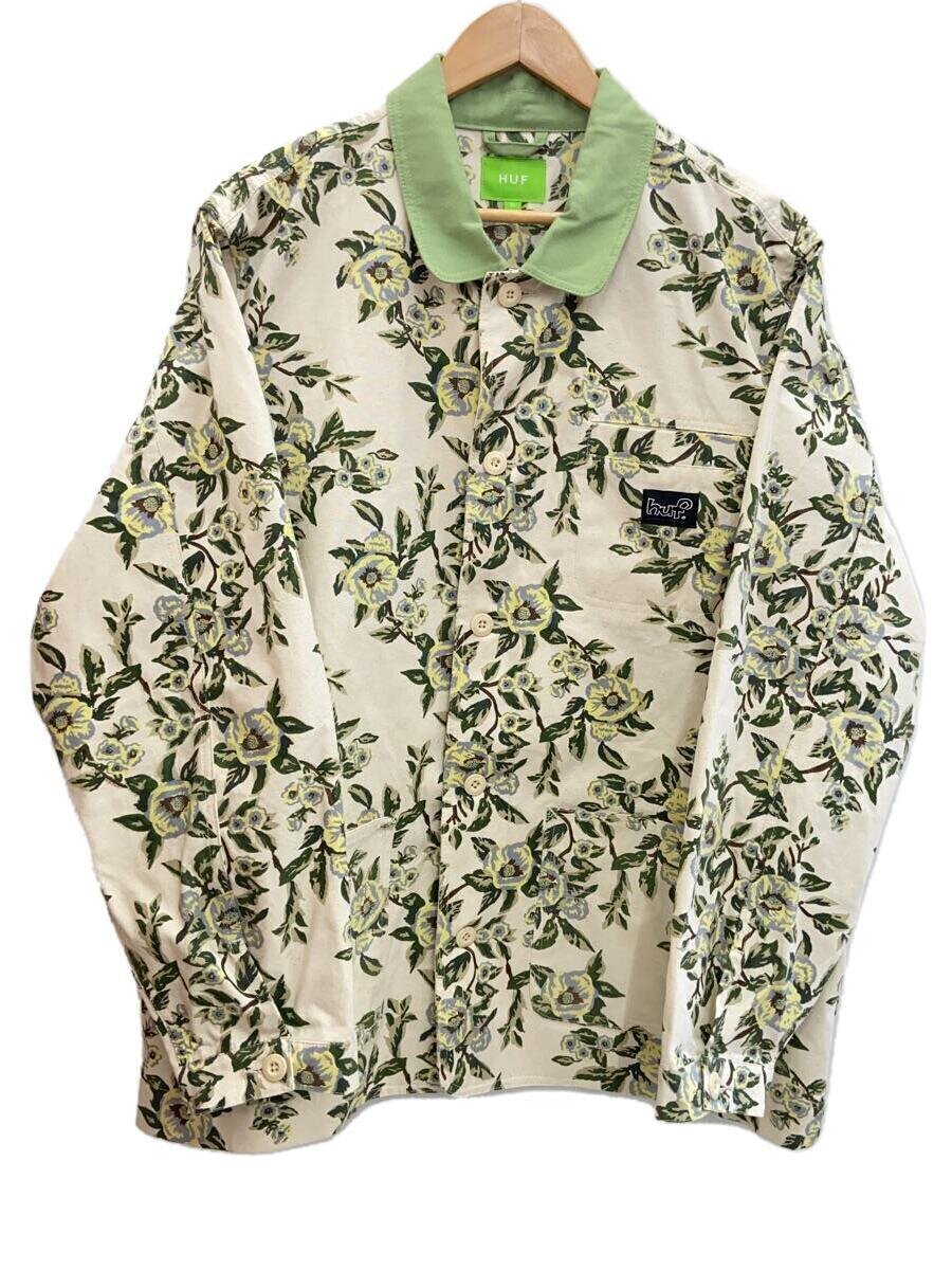 HUF◆ジャケット/XL/コットン/GRN/花柄/JK00337