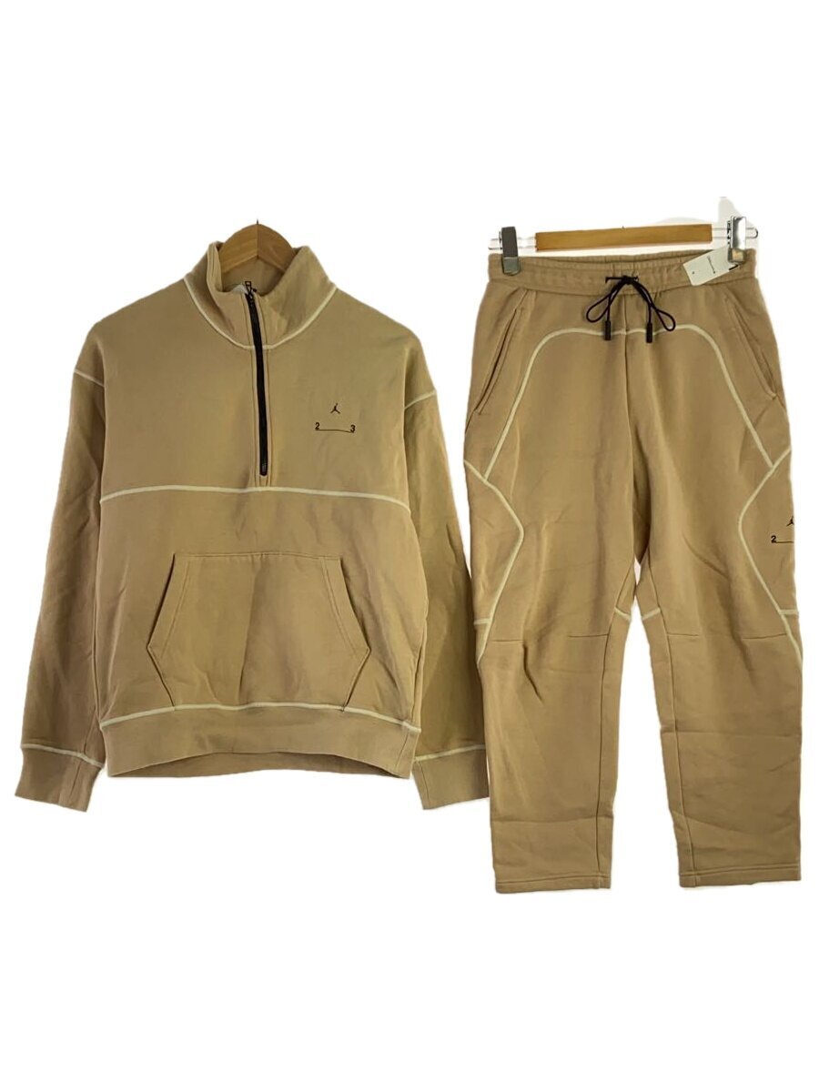 NIKE◆セットアップ/S/コットン/BEG