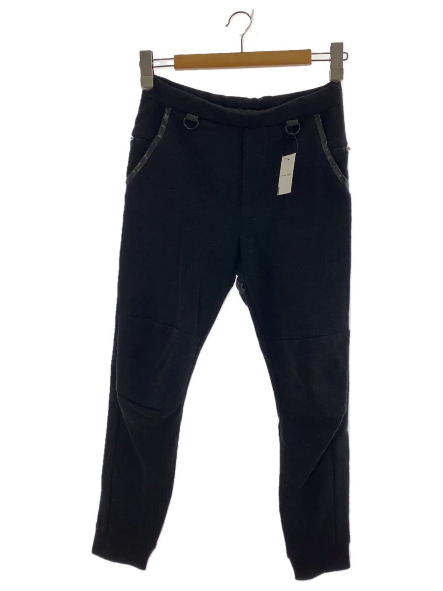 SUNSEA◆ボトム/1/ウール/BLK/SNS-14A44