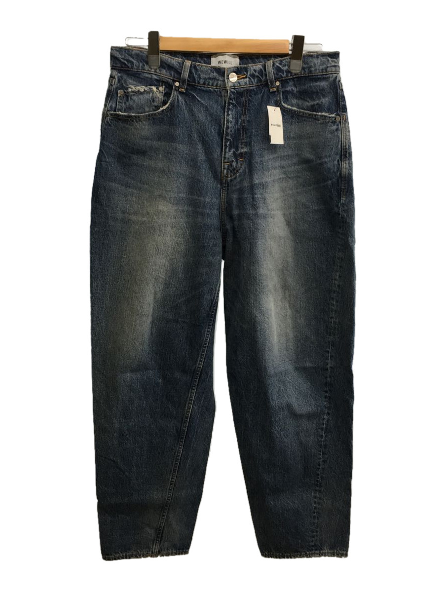 WEWILL◆WIDE TAPERED DENIM PANT/ワイドテーパードデニムパンツ/2/W-000-6013//