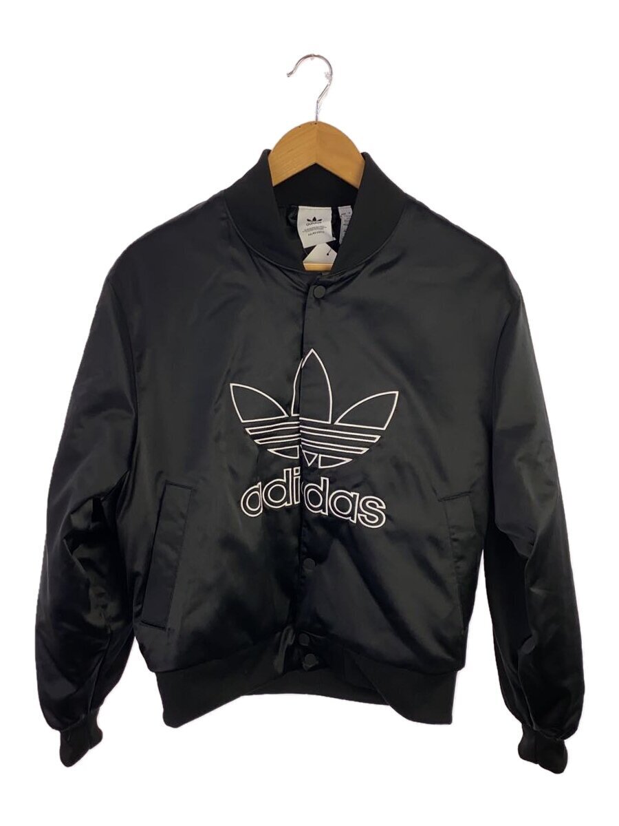 adidas◆ブルゾン/S/ポリエステル/BLK/H09165