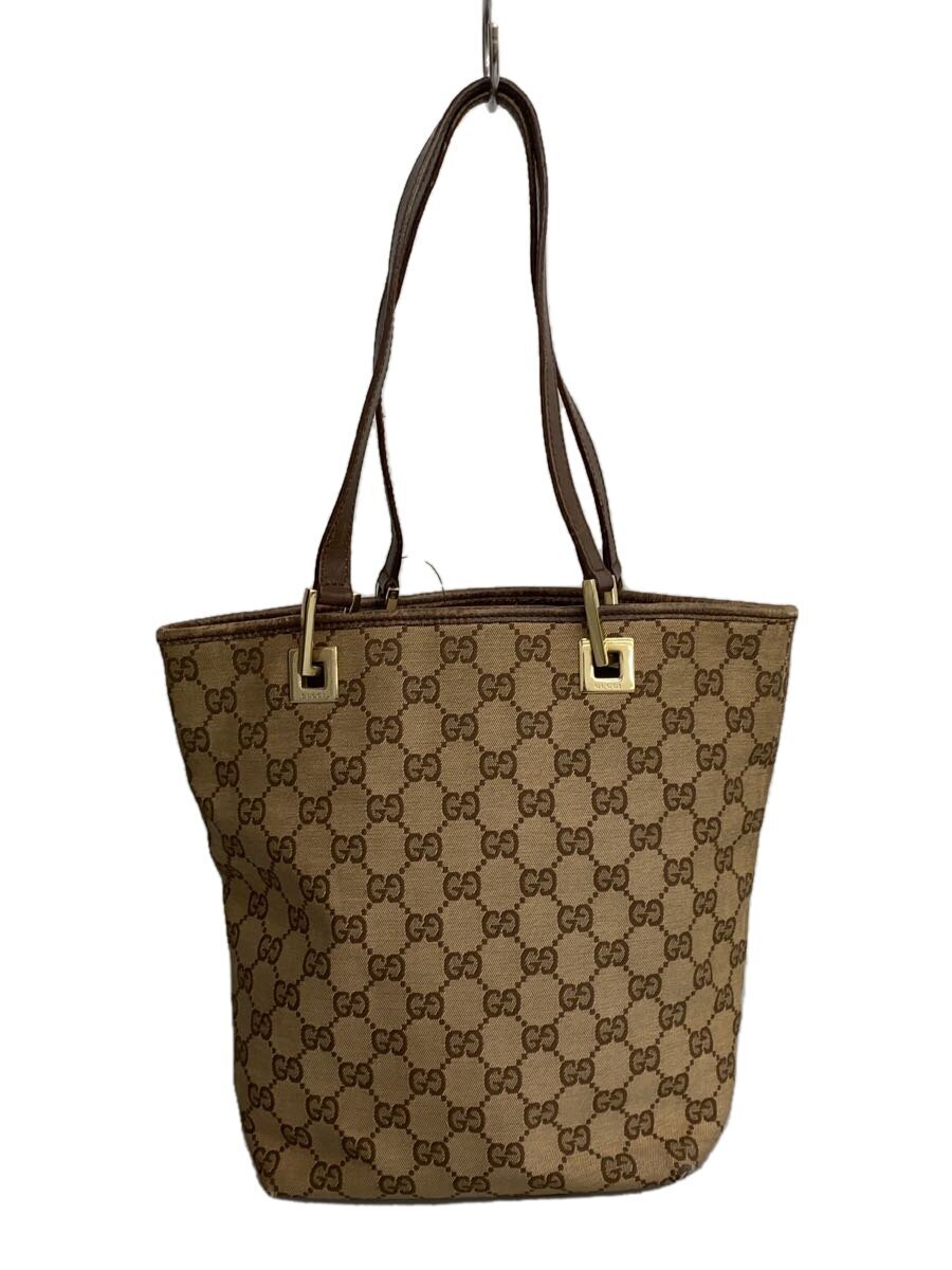GUCCI◆トートバッグ_GGキャンバス/キャンバス/BRW/総柄