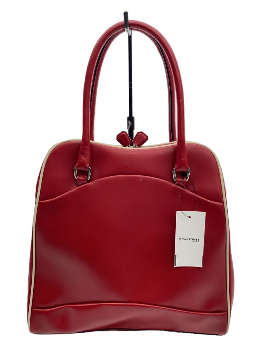 PRADA◆トートバッグ/レザー/RED