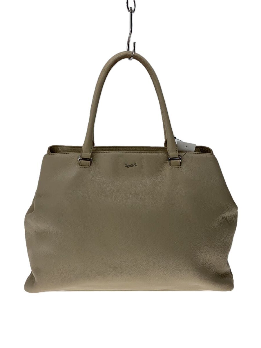 agnes b VOYAGE◆トートバッグ/-/BEG