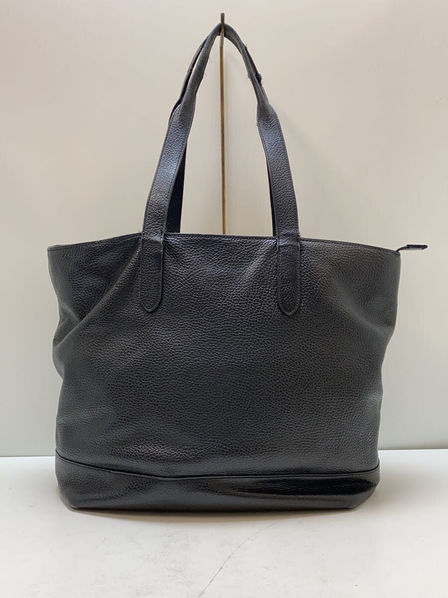 COACH◆トートバッグ/レザー/BLK/無地/89933 COACH◆トートバッグ/レザー/BLK/無地/89933