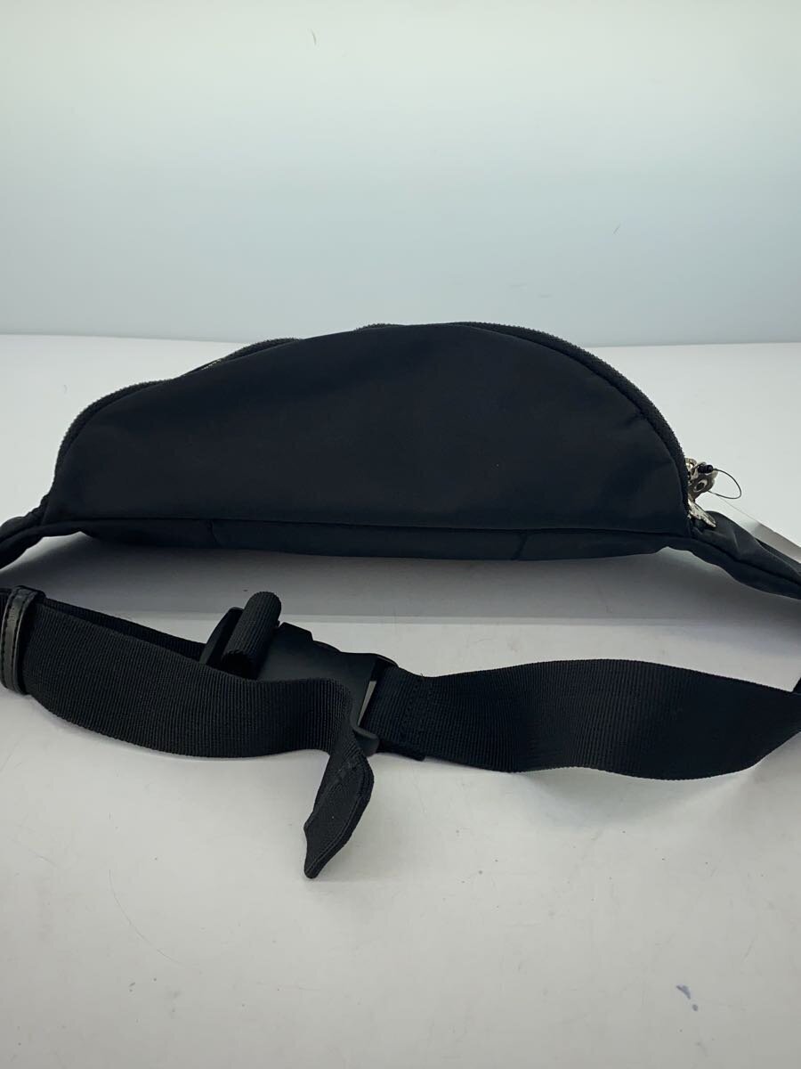 MARY QUANT◆ウエストバッグ/ナイロン/BLK// MARY QUANT◆ウエストバッグ/ナイロン/BLK//