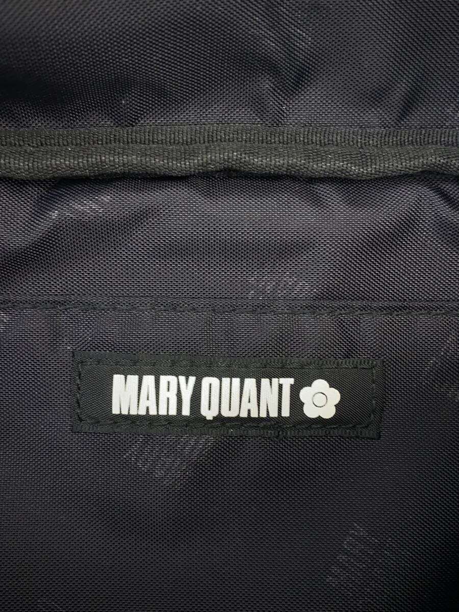 MARY QUANT◆ウエストバッグ/ナイロン/BLK// MARY QUANT◆ウエストバッグ/ナイロン/BLK//