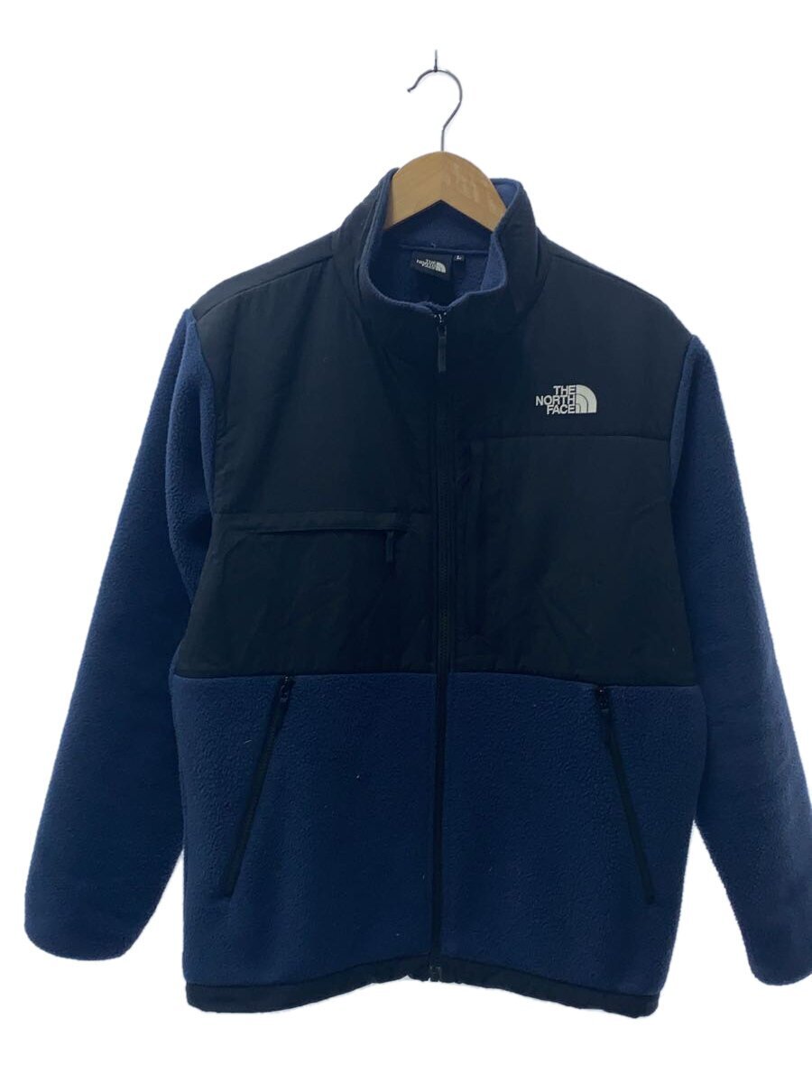 THE NORTH FACE◆フリースジャケット/L/ポリエステル/BLU/無地