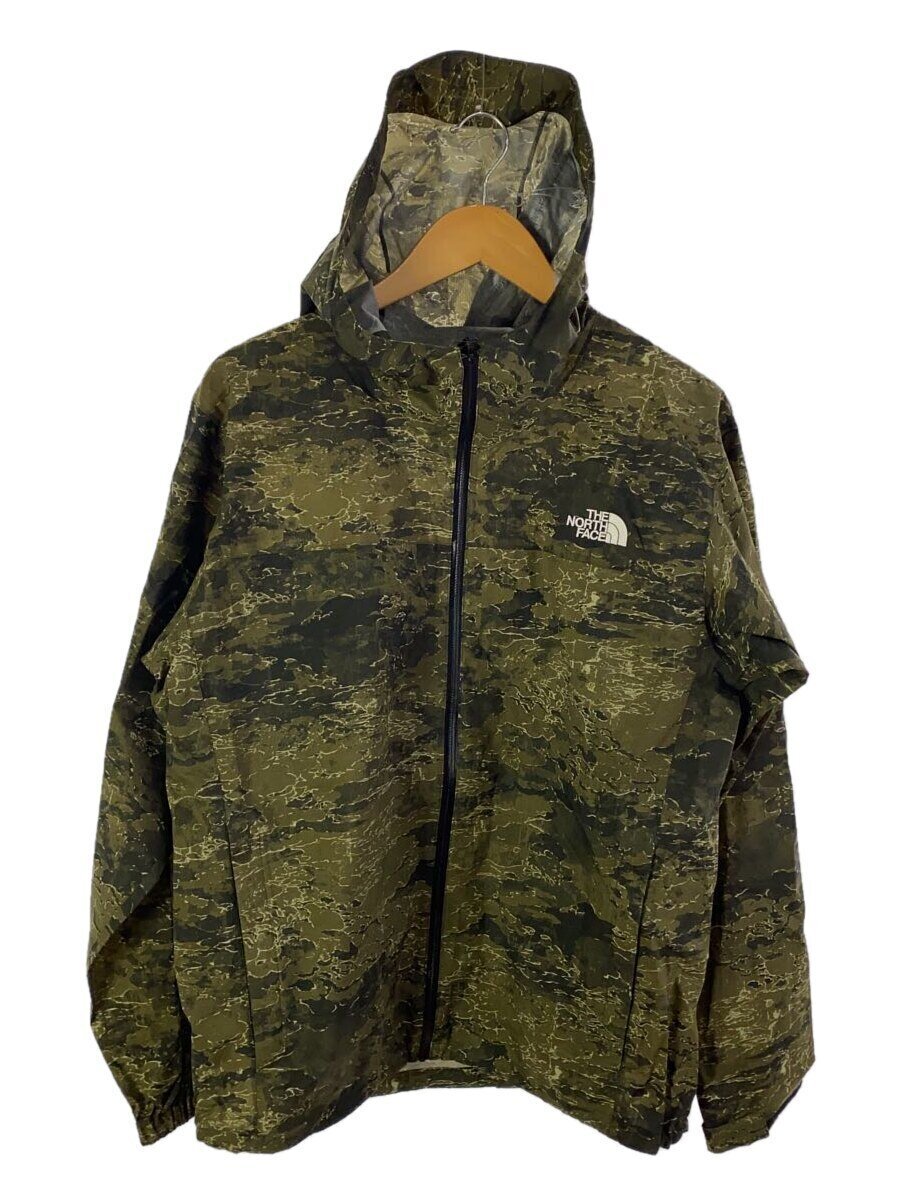 THE NORTH FACE◆NOVELTY VENTURE Jacket/ナイロンジャケット/XL/ナイロン/KHK/カモフラ/NP61515