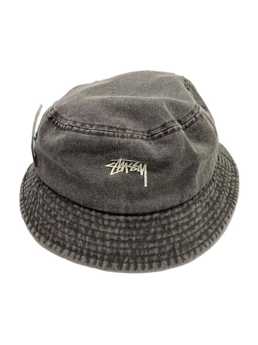 STUSSY◆ヘッドウェア/L/コットン/GRY/メンズ/132980