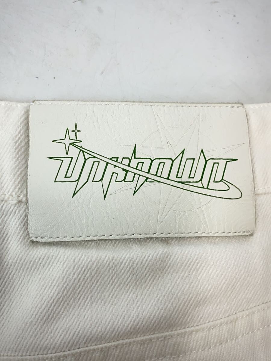 UNKNOWN LONDON◆Rhinestone dagger/M/コットン/WHT/dk-p6-uk UNKNOWN LONDON◆Rhinestone dagger/M/コットン/WHT/dk-p6-uk