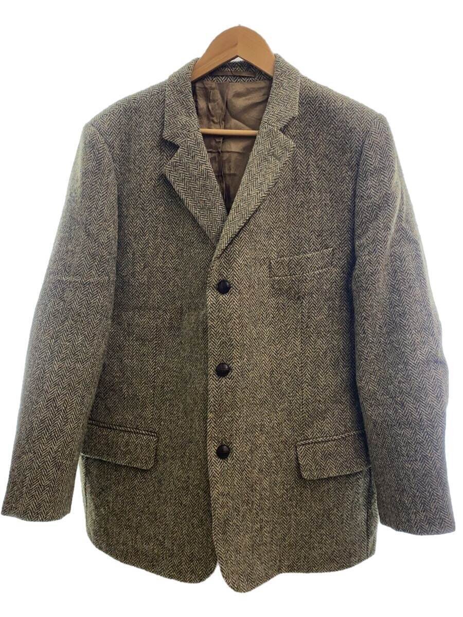 HARRIS TWEED◆テーラードジャケット/ツイード/BEXLEYS MAN/27-/ウール/エルボーパッチ