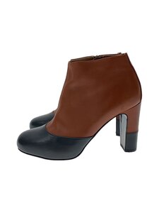 HERMES* ботиночки /35.5/BRW/ кожа /bai цвет