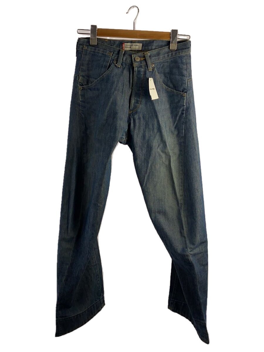 Levi’s Engineered Jeans◆ストレートパンツ/-/コットン/BLU/無地
