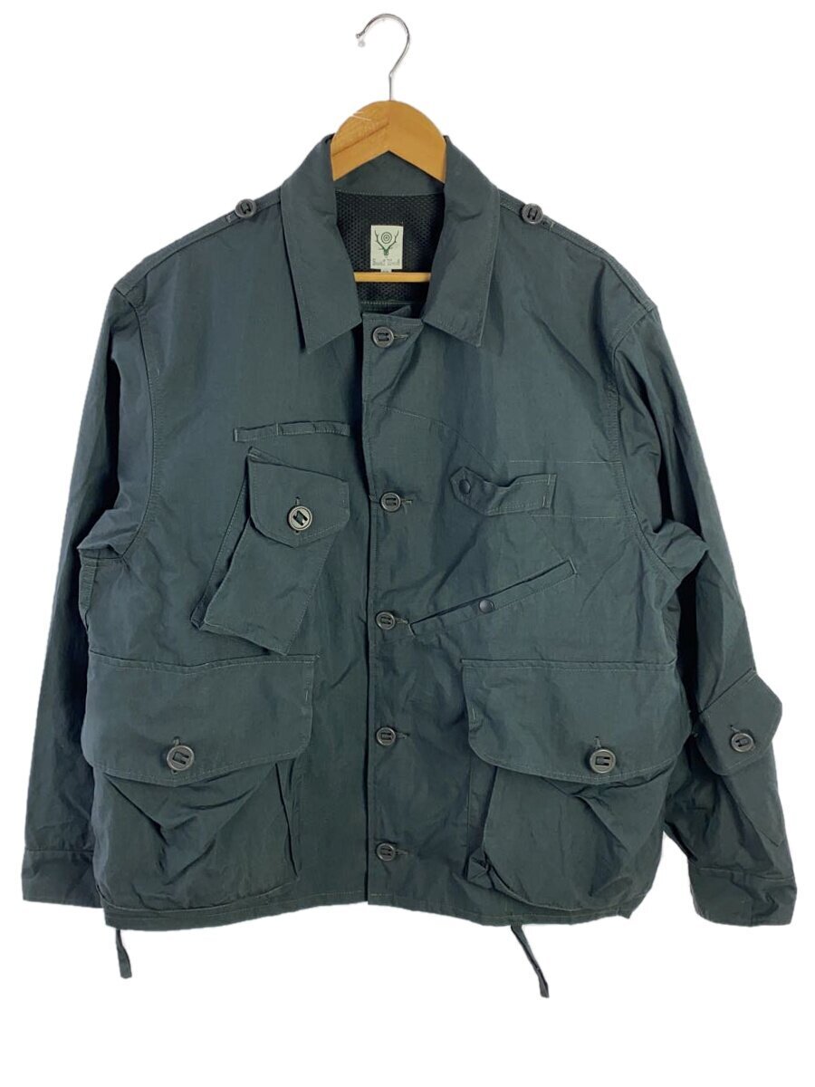 South2 West8(S2W8)◆Tenkara Shirt C/N Gabardine/ジャケット/XL/コットン/GRY/KP771