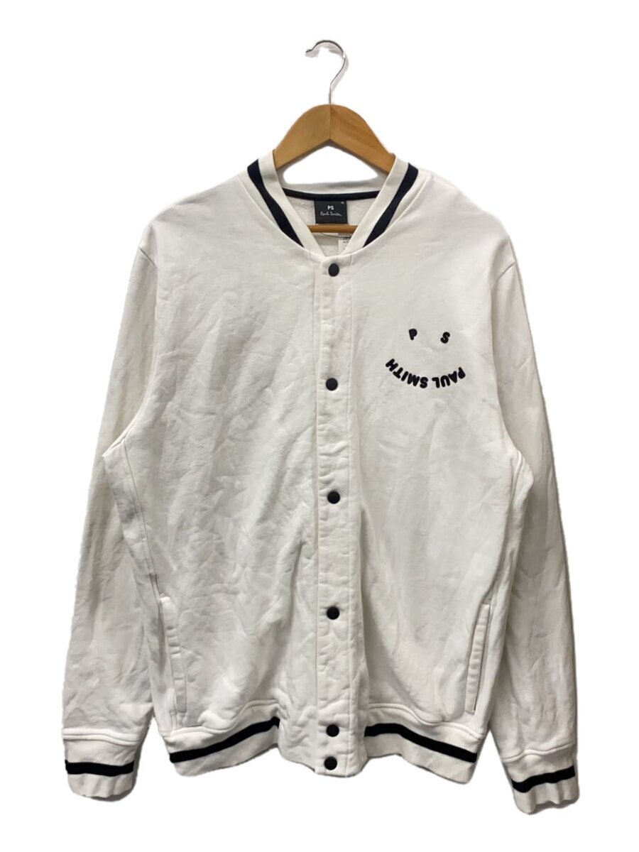 PS Paul Smith◆スタジャン/XL/コットン/WHT/PY-9N-73450