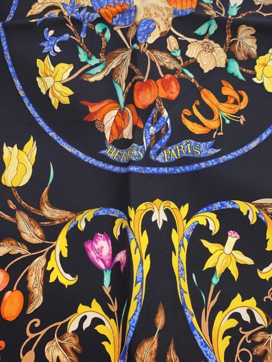 【極美品】19ss　HERMES　スカーフ柄リネンパンツ　シルク　名作　36 HERMES◇スカーフ/シルク/総柄/レディース