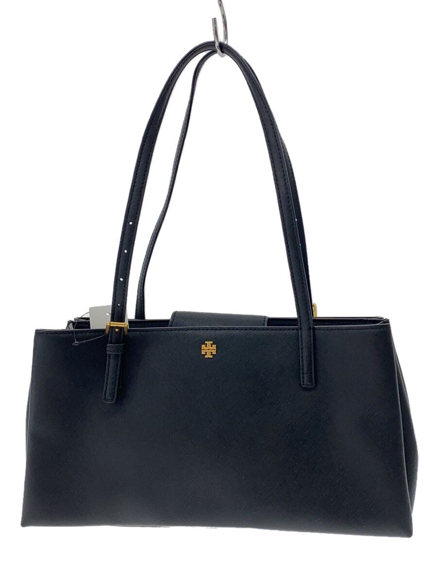 TORY BURCH◆ハンドバッグ/-/ブラック/無地/トートバッグ