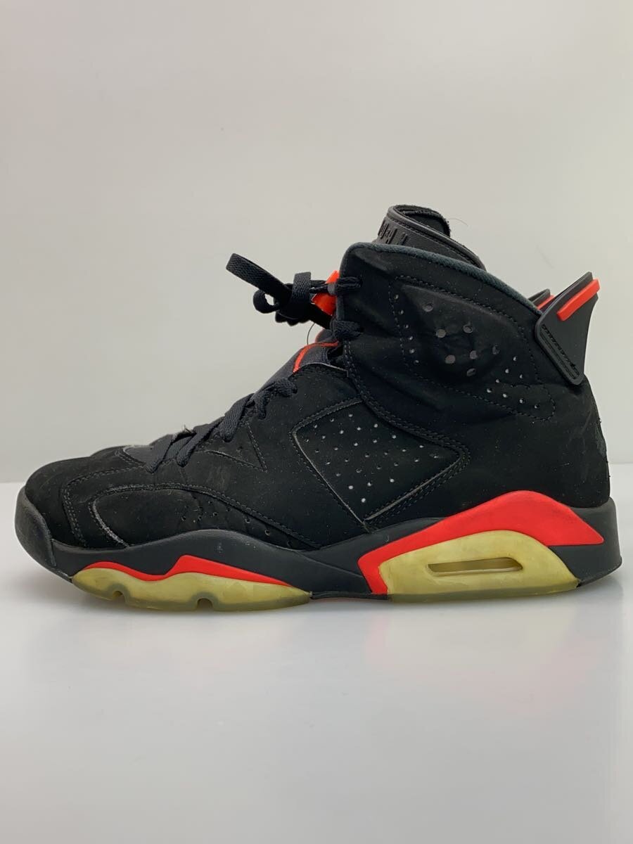 NIKE◆AIR JORDAN 6 RETRO/エアジョーダンレトロ/ブラック/384664-060/28cm/BLK