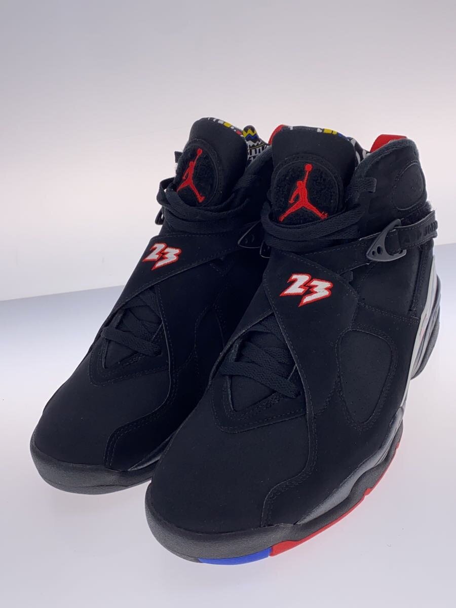 NIKE◆ハイカットスニーカー_305381-062/US10/BLK/コットン NIKE◆ハイカットスニーカー_305381-062/US10/BLK/コットン