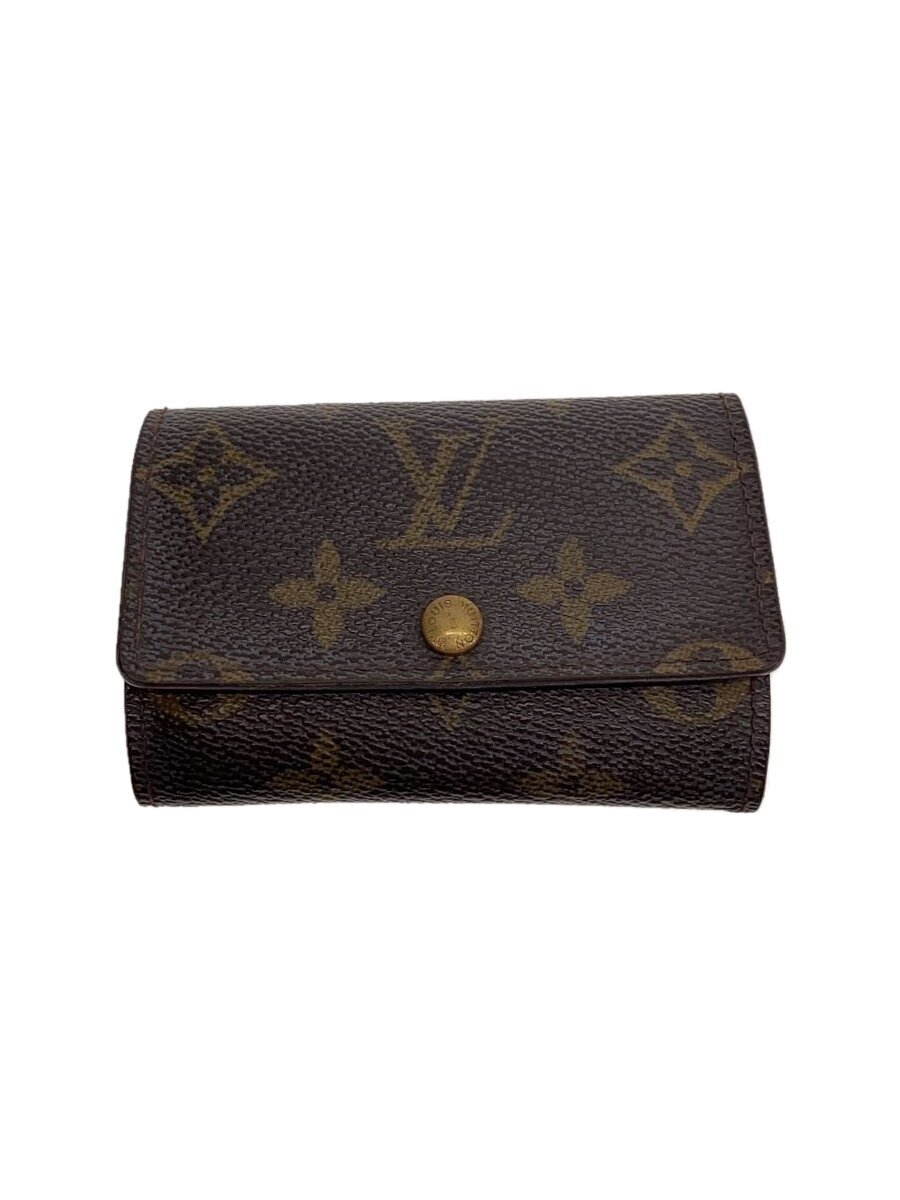 LOUIS VUITTON◆ミュルティクレ6_モノグラム_BRW/-/BRW/モノグラム/メンズ