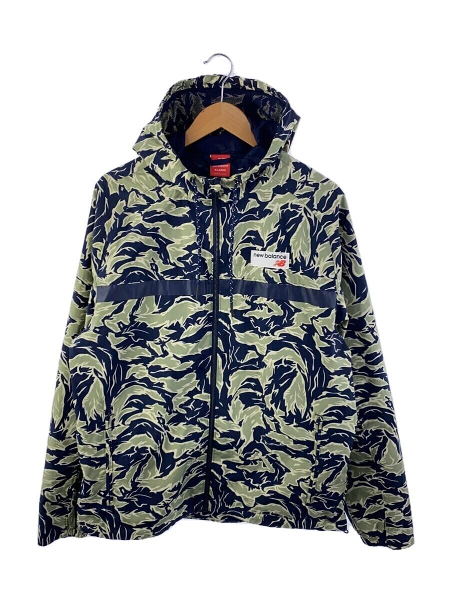NEW BALANCE◆ナイロンジャケット/XL/ナイロン/マルチカラー/カモフラ