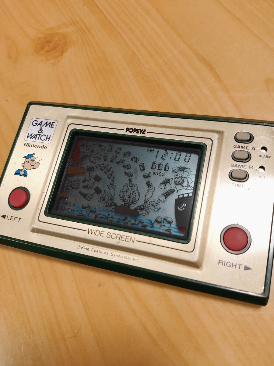 Yahoo!オークション -「ゲームウォッチ ポパイ」(携帯型